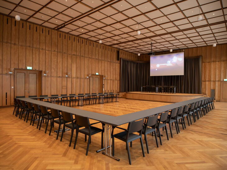 Klapptische Kongresshaus Zürich, Vortragssaal